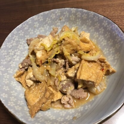 にんにくと生姜と豆板醤で味わいのある辛さになって、とてもご飯が進みました。美味しかったです。